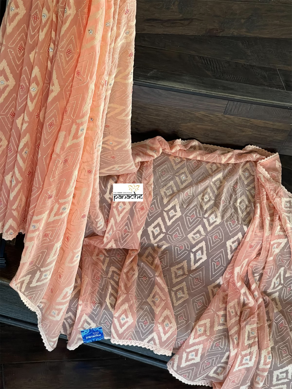 Designer Chiffon - Peach