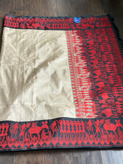 Pure Silk Banarasi - Light Mocha