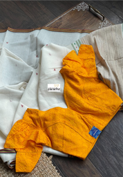 Designer Blouse - Sunrise Yellow Hakoba