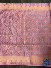 Silk Patola Banarasi - Light Thulian Pink Meenakari