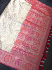 Katan Silk Banarasi - Golden Sandalwood Maroon Paithani