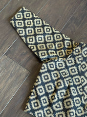 Designer Blouse - Black Beige