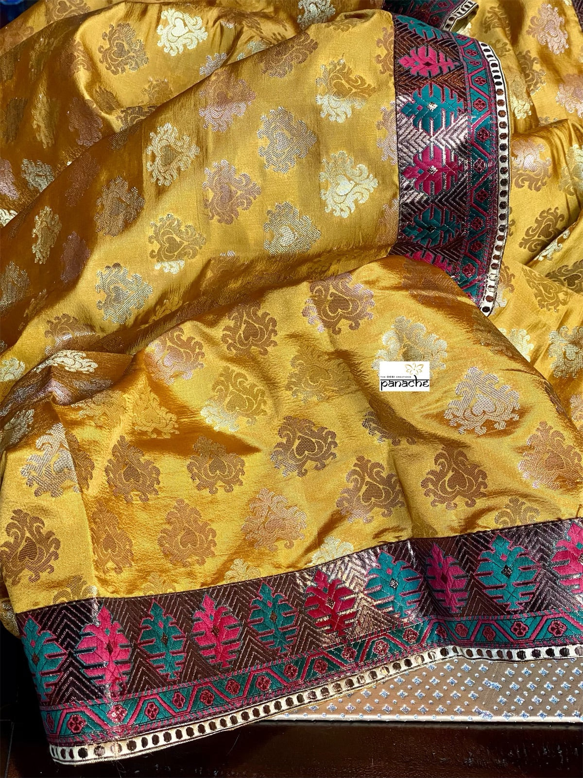 Designer Soft Silk - Golden Ochre Yellow