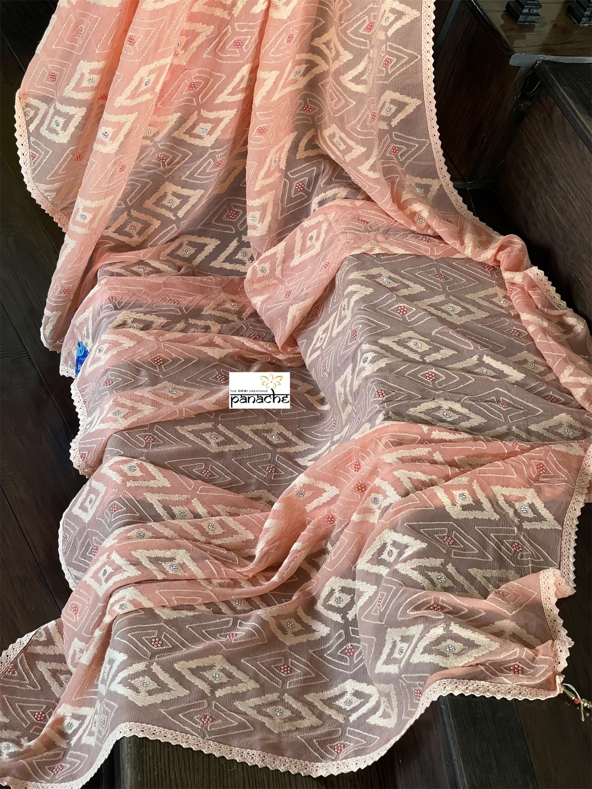 Designer Chiffon - Peach