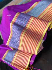 Cotton Silk - Magenta Yellow