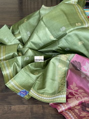 Pure Tussar Silk Woven - Green
