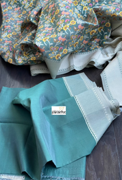 Kora Resham Woven - Sage Grey