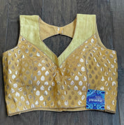 Designer Blouse - Golden Yellow