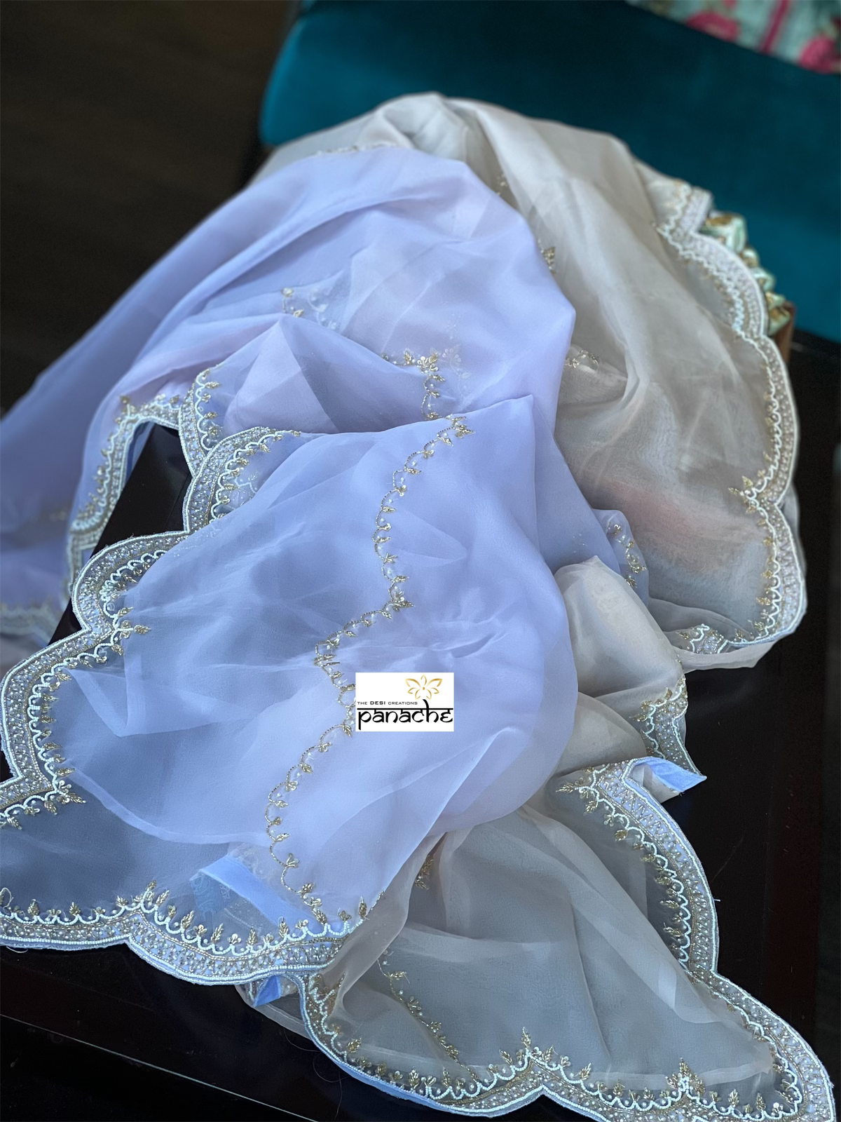 Designer Organza - Shaded Light Mauve