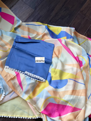 Designer Satin Chiffon Silk - Cream Yellow