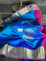Silk Kanjivaram - Blue Dual Shaded