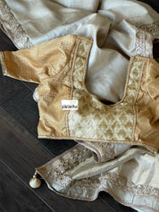 Designer Blouse - Gold Beige