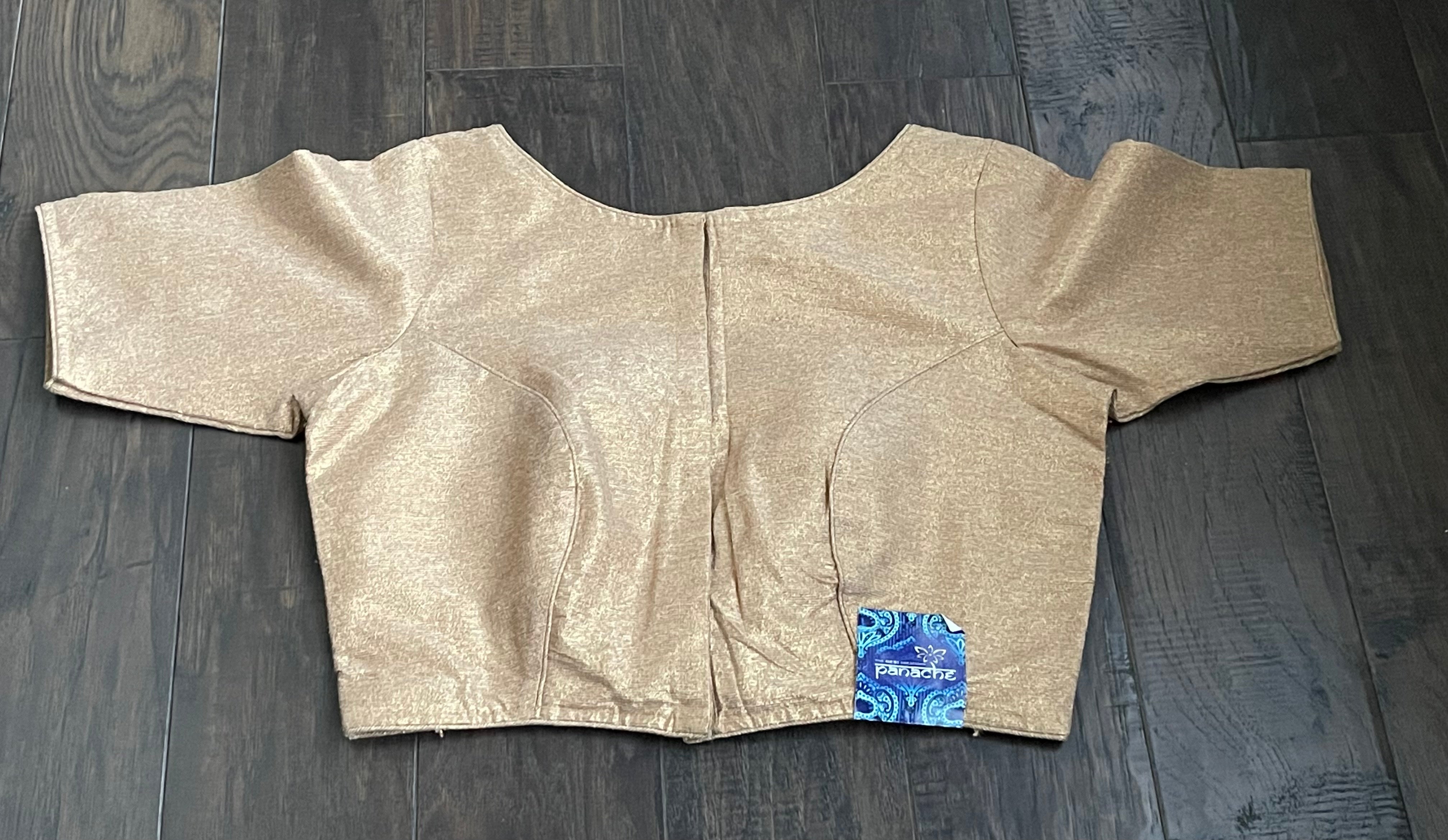Designer Blouse - Golden Beige