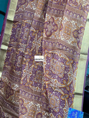 Pure Mysore Silk - Sandalwood Purple
