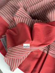 Pure Khadi Cotton Handloom - Brown Grey Woven