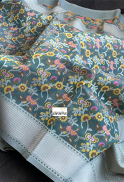 Kora Resham Woven - Sage Grey