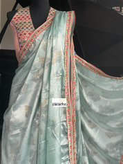 Designer Soft Silk - Light Sea Blue