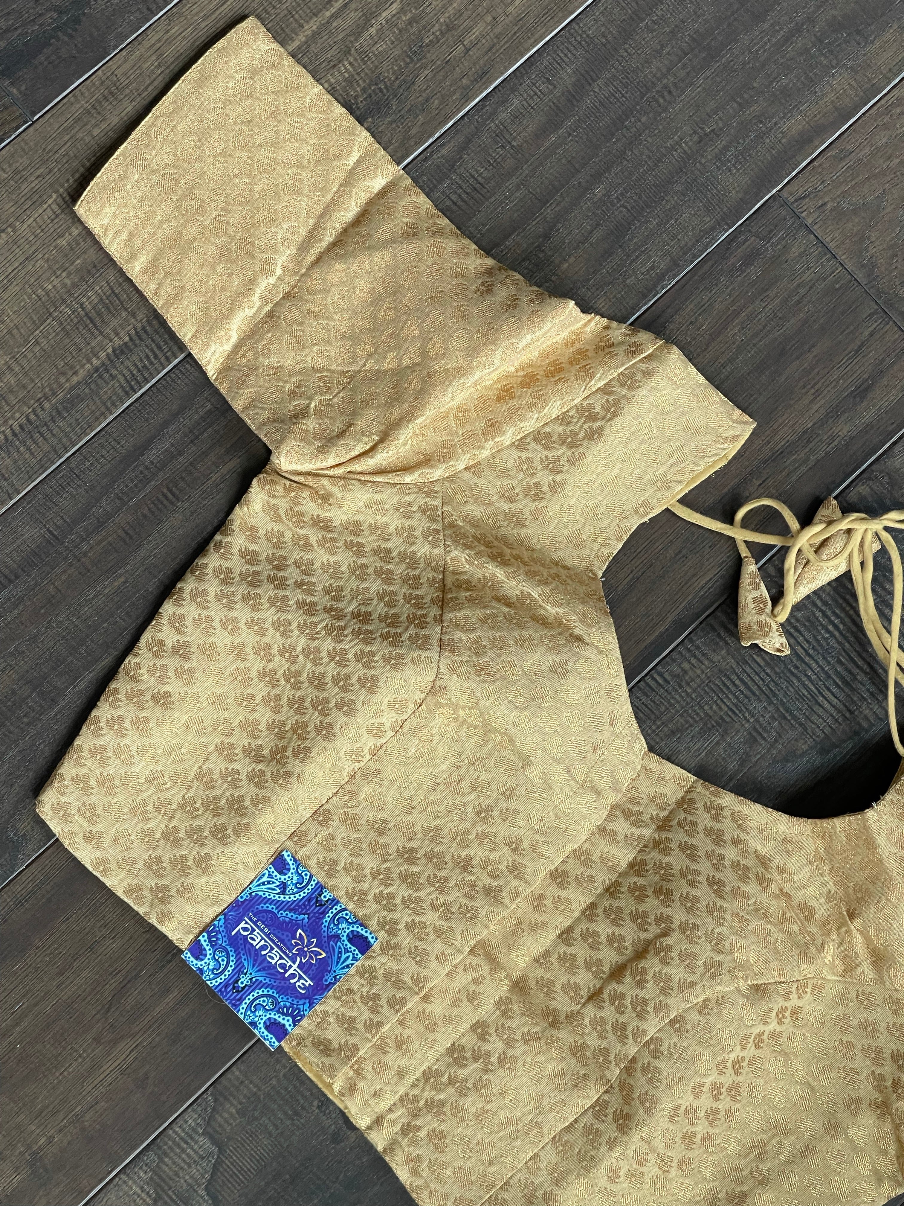 Designer Blouse - Beige Tan