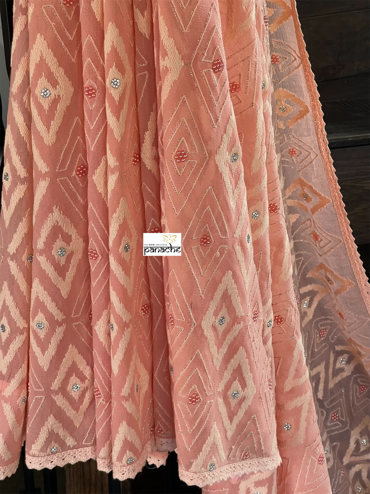 Designer Chiffon - Peach