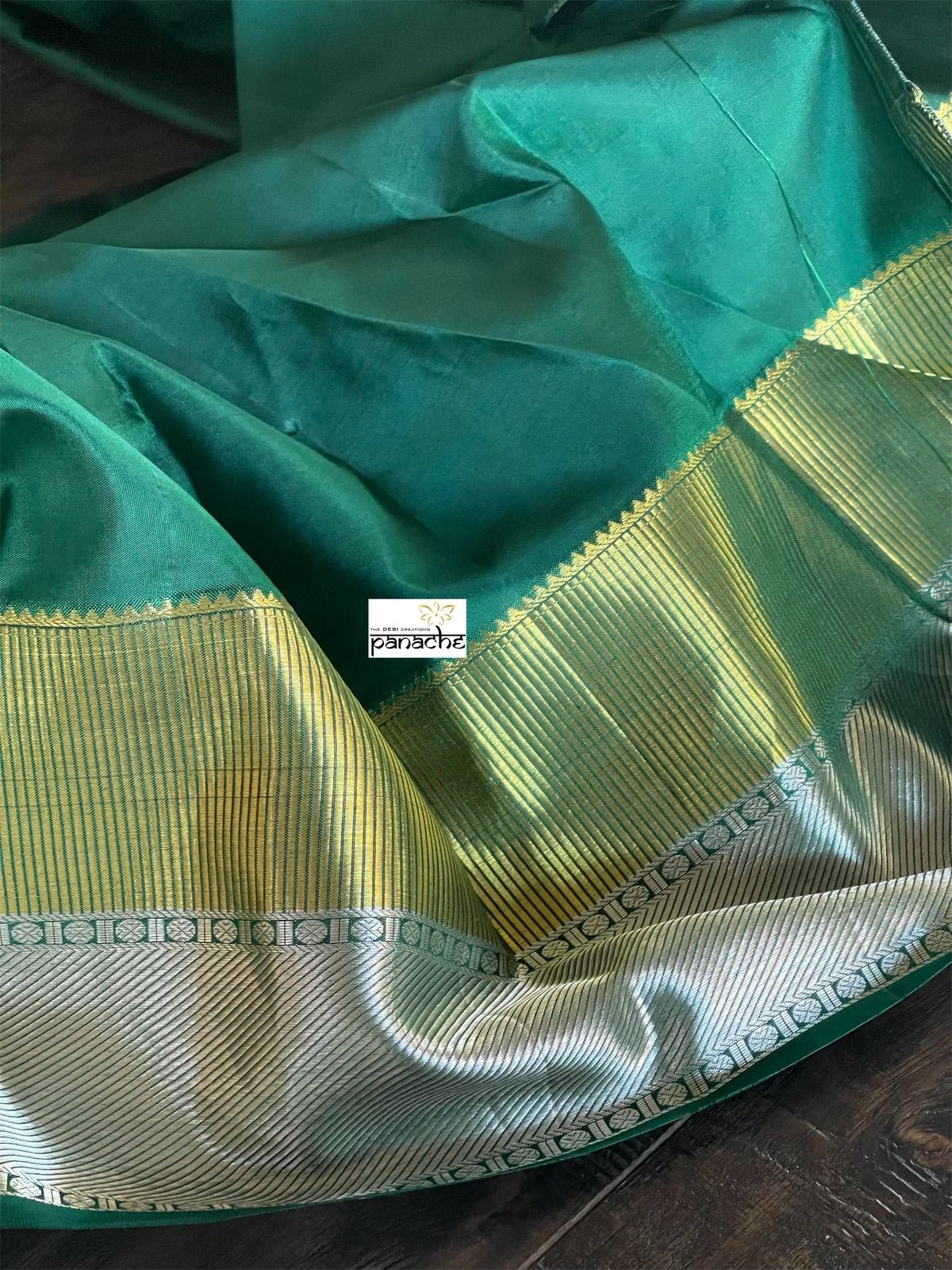 Silk Kanjivaram - Bottle Green