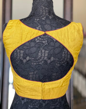 Designer Blouse - Yellow