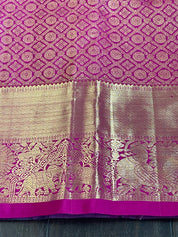 Silk Kanjivaram - Blue Dual Shaded