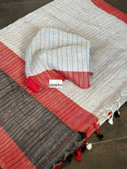 Ketia Stripes  - Beige Black Red