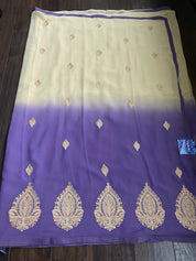 Designer Chiffon - Beige Lavender