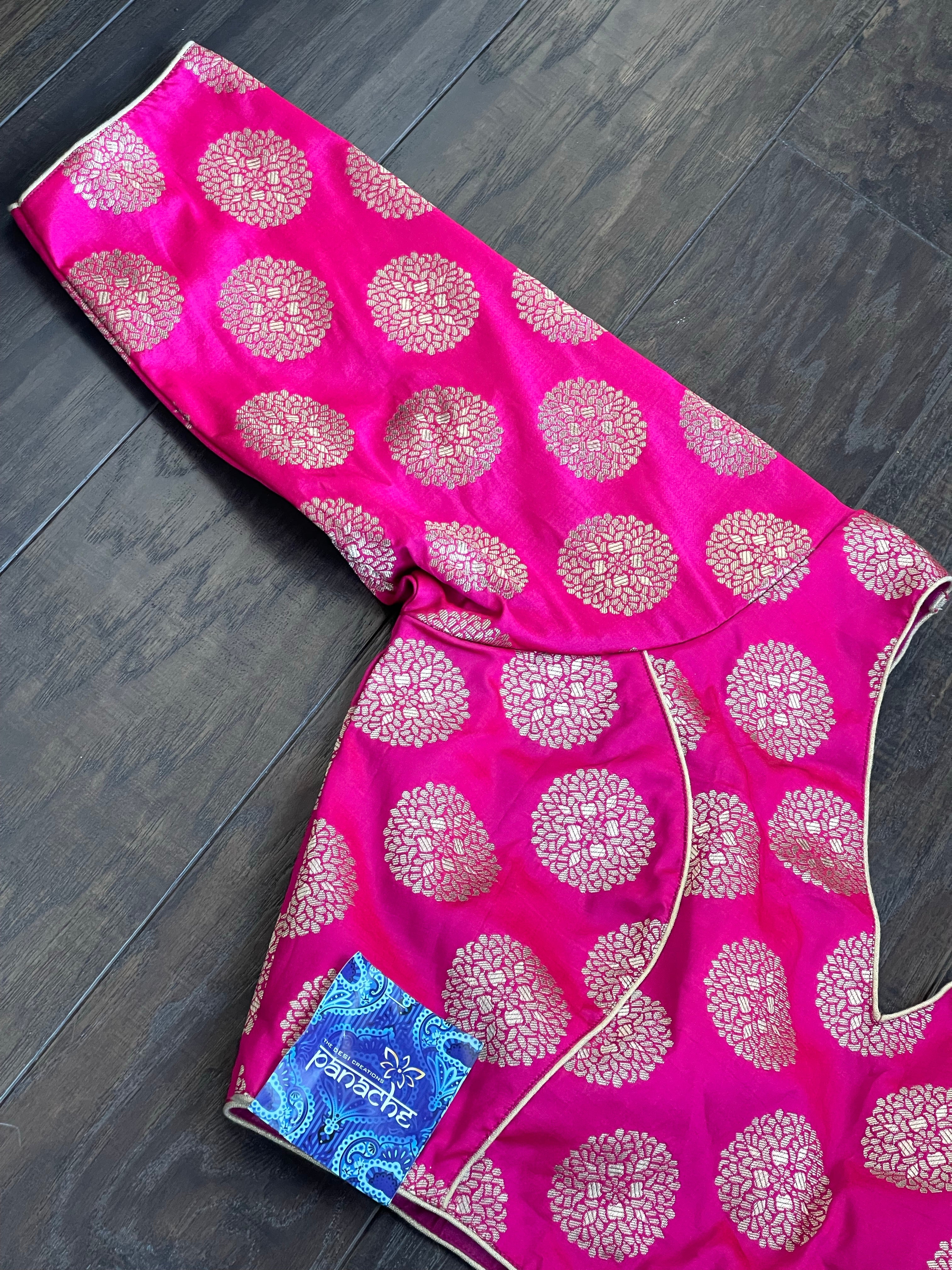 Designer Blouse - Magenta Pink