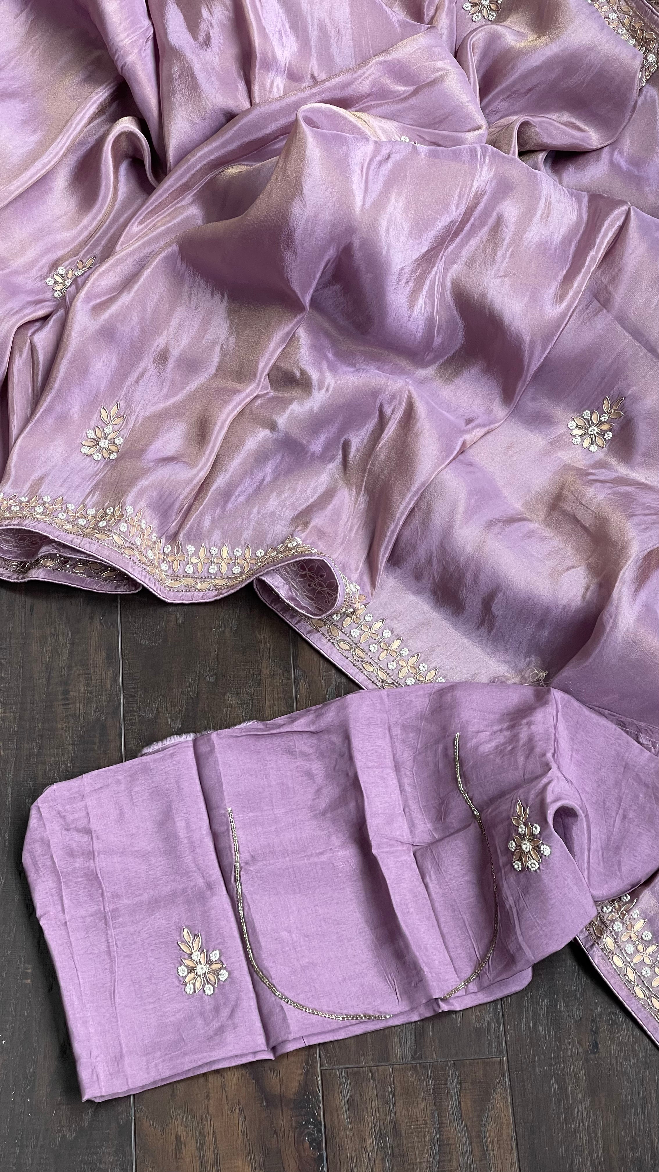 Designer Tissue Soft Silk - Mauve