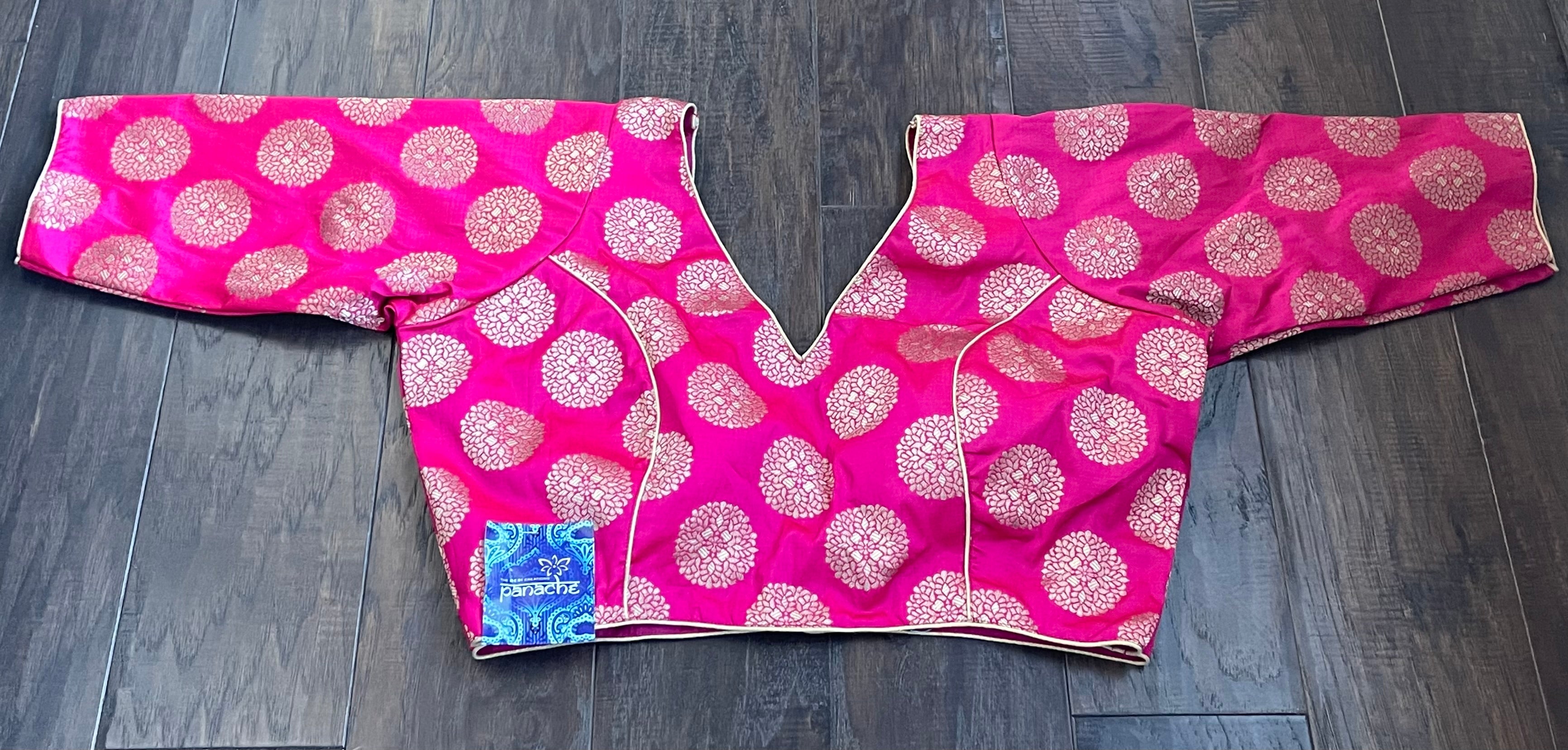 Designer Blouse - Magenta Pink