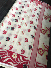 Jamdaani Soft - Beige Black Red