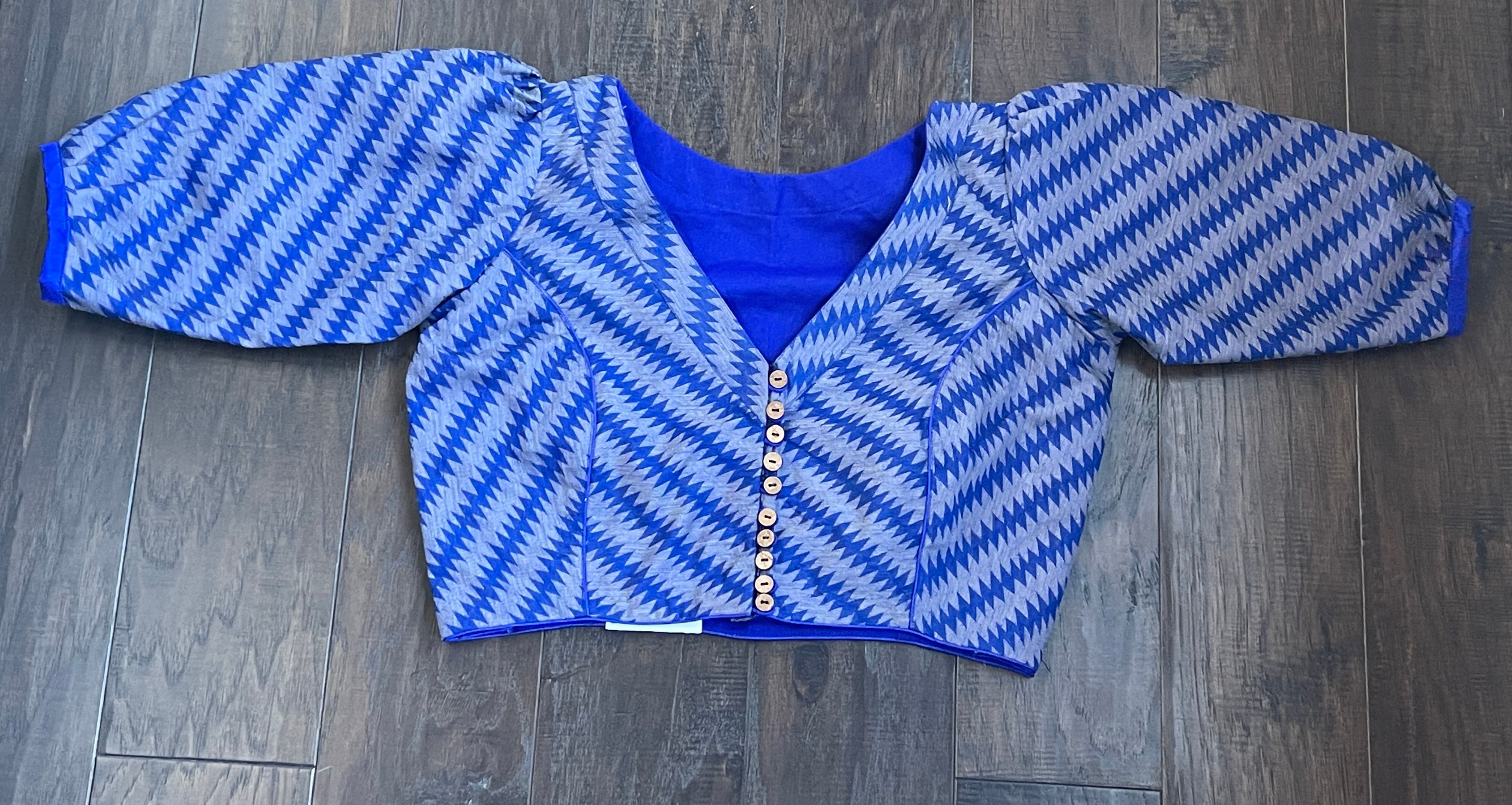 Designer Blouse - Royal Blue