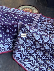 Jamdaani  - Purple