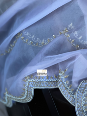 Designer Organza - Shaded Light Mauve