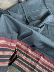 Pure Cotton Bomkai - Orange Black