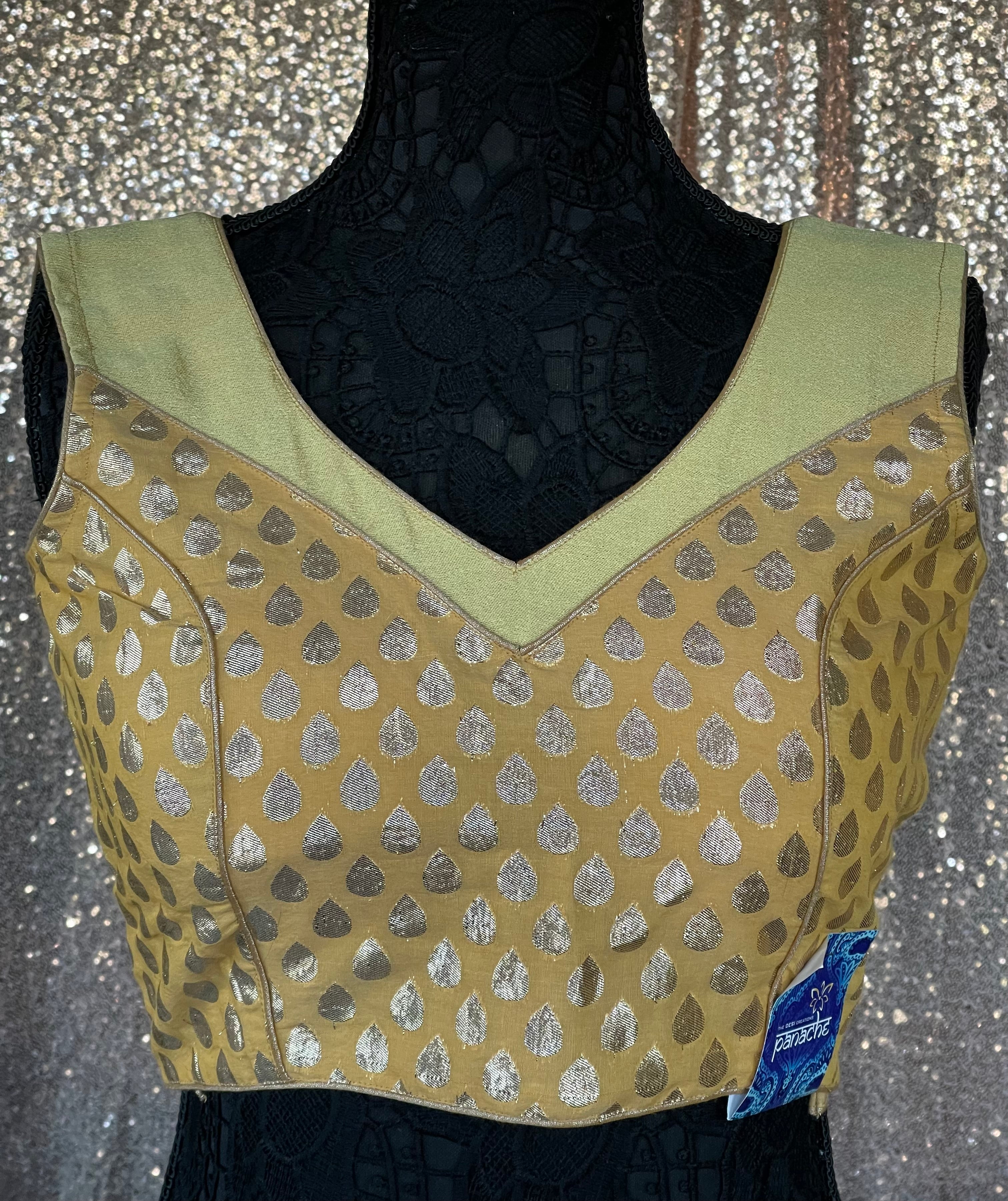 Designer Blouse - Golden Yellow