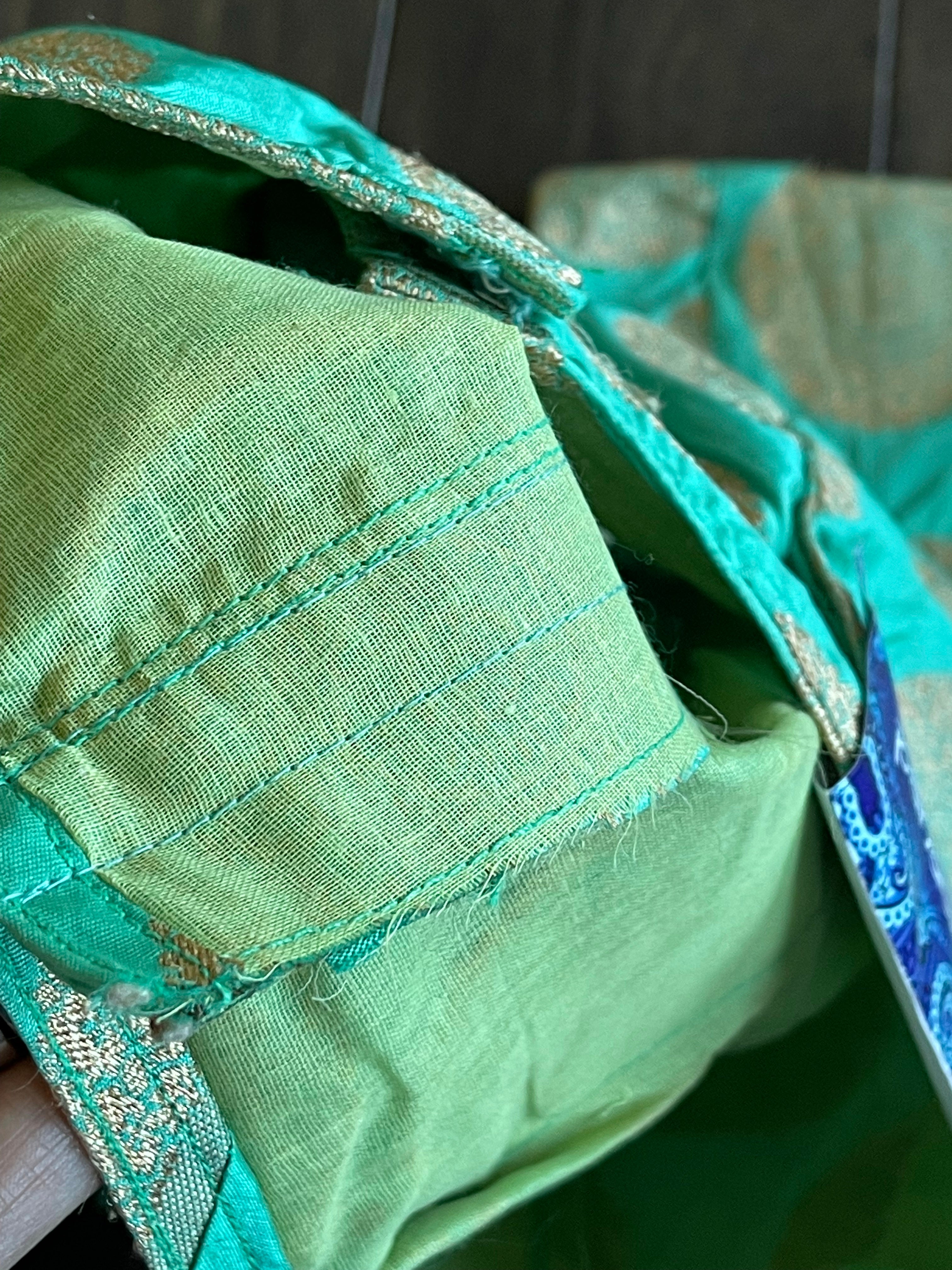 Designer Blouse - Sea Green