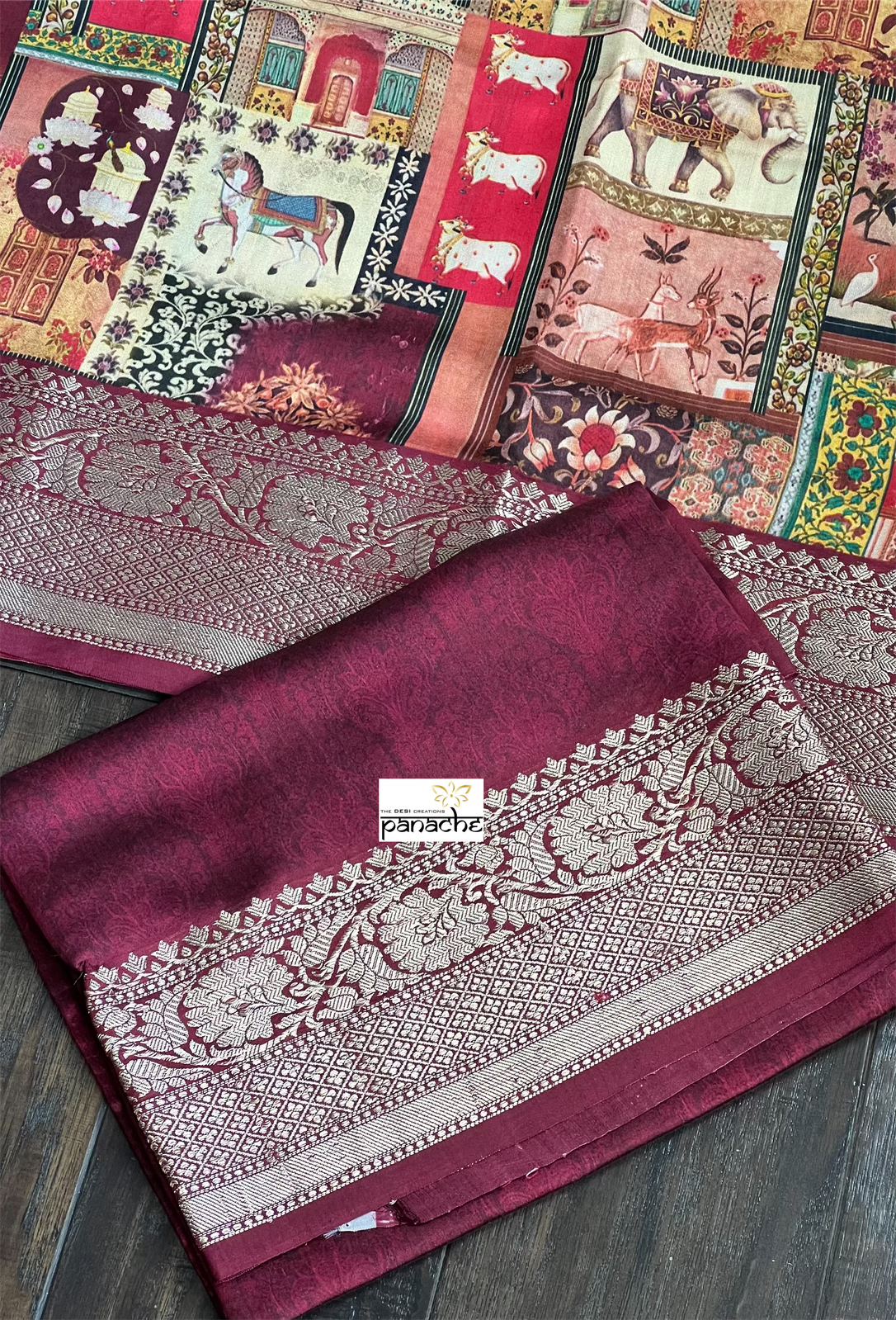Heritage Silk Banarasi - Maroon