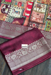Heritage Silk Banarasi - Maroon