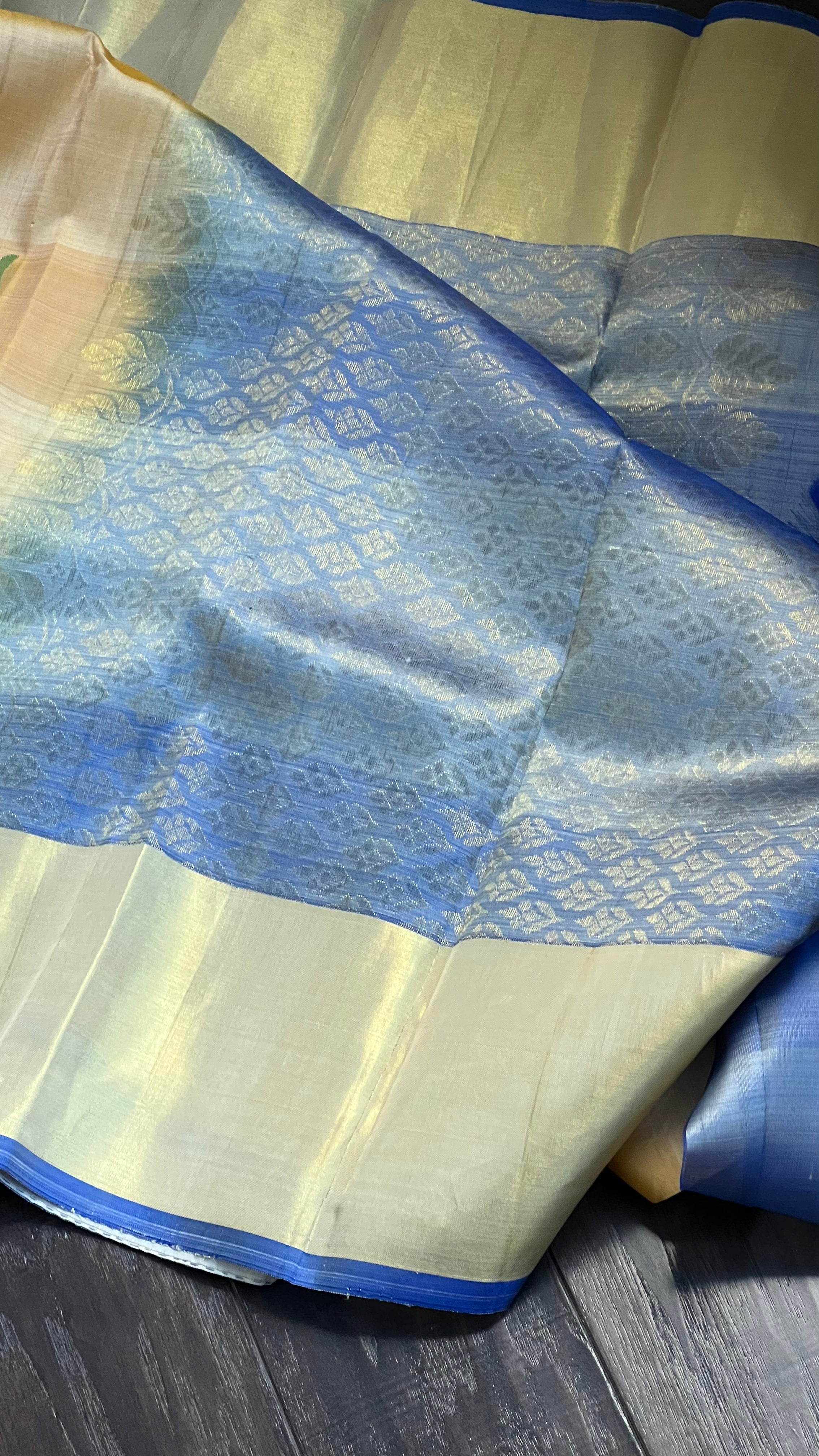Silk Kanjivaram - Melon Yellow