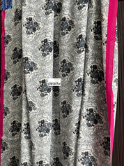 Pure Crepe Silk - White Black Grey Pink