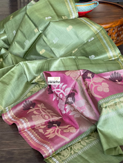 Pure Tussar Silk Woven - Green