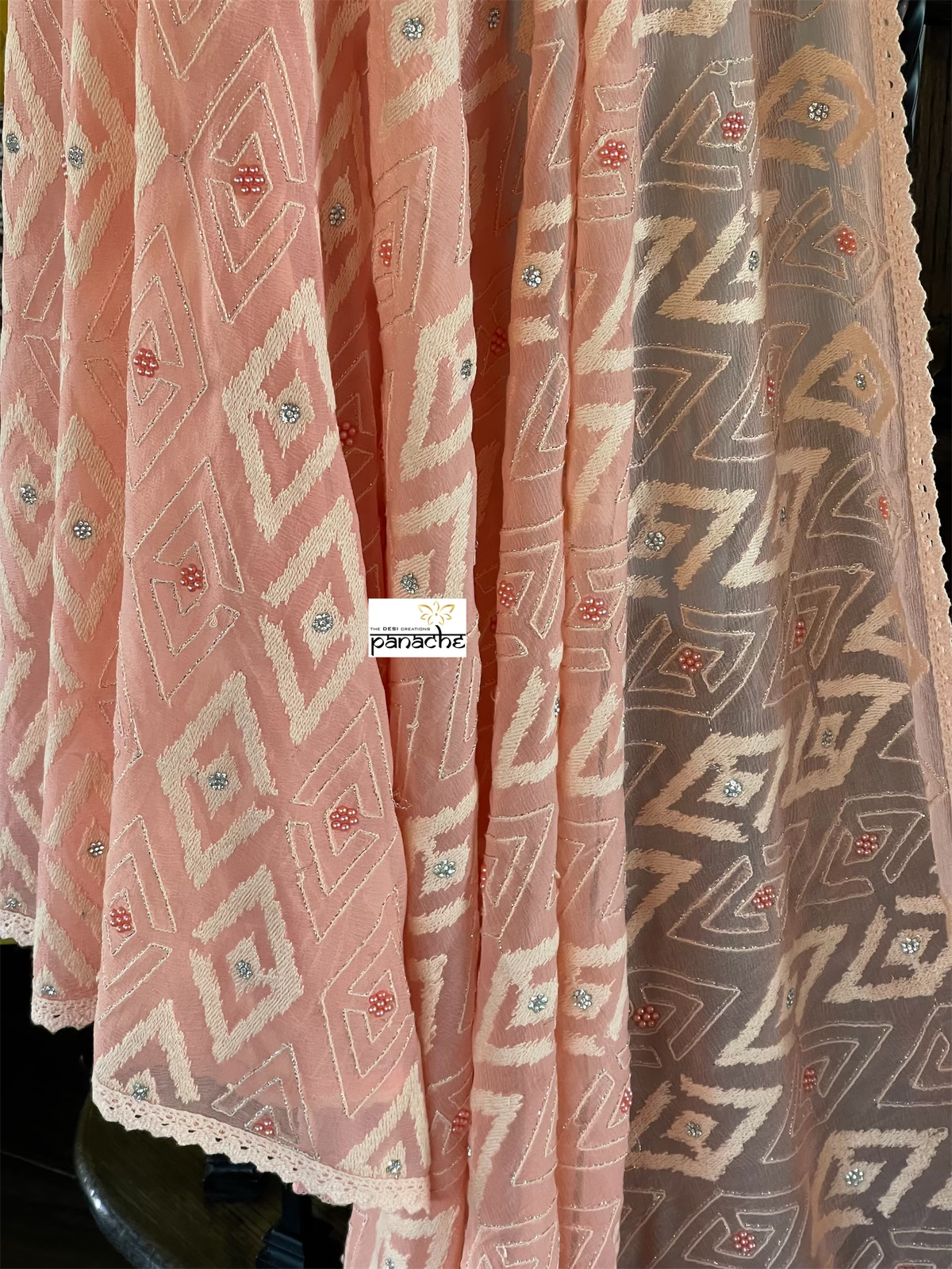Designer Chiffon - Peach