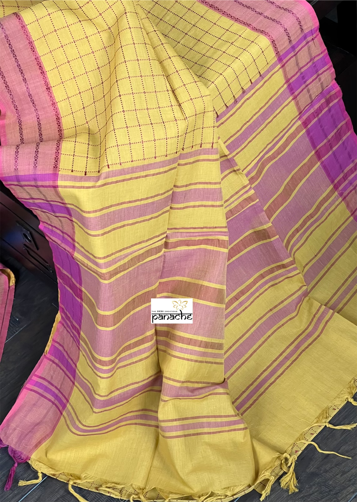 Cotton Handloom - Ochre Yellow