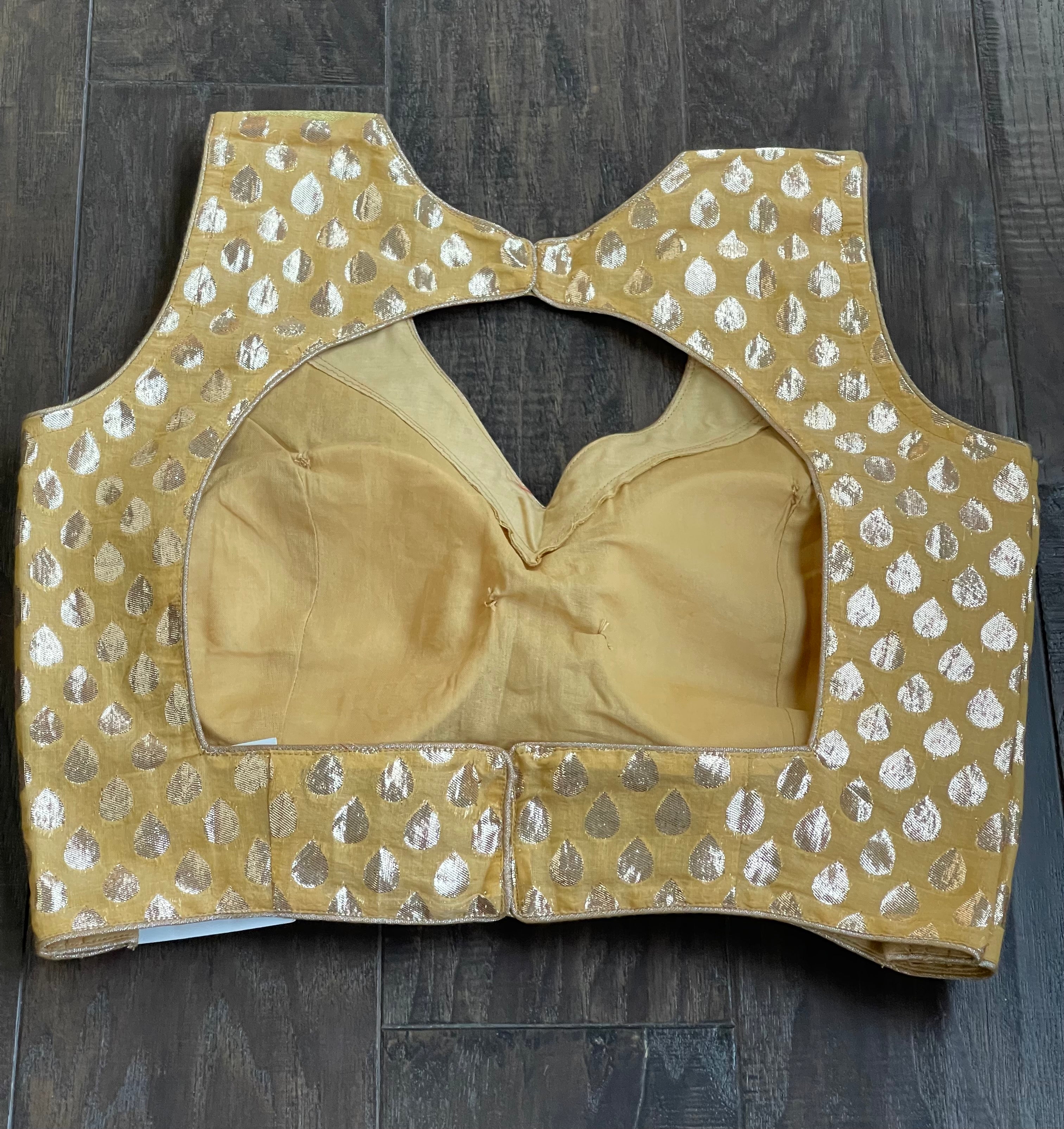 Designer Blouse - Golden Yellow