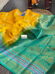 Soft Silk Kanjivaram - Orange Yellow