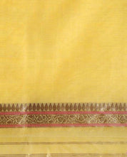 Kora Banarasi - Sunshine Yellow Kadwa woven