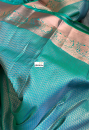 Silk Brocade Kanjivaram - Sea Green