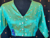 Designer Blouse - Green Dual Shaded